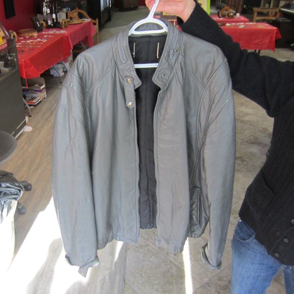 Men Leather Jacket - Picture 1 of 1